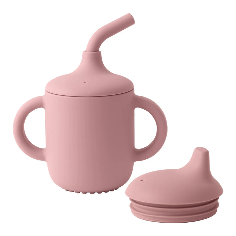 2-in-1 Silicone Snack & Straw Cup
