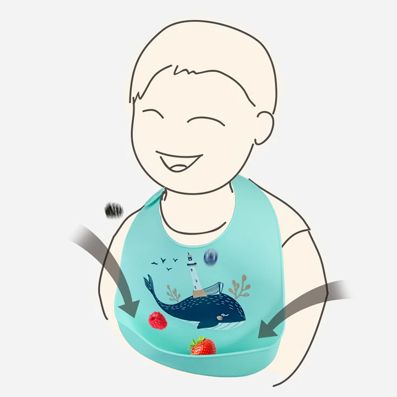Mess-Free Silicone Baby Bib