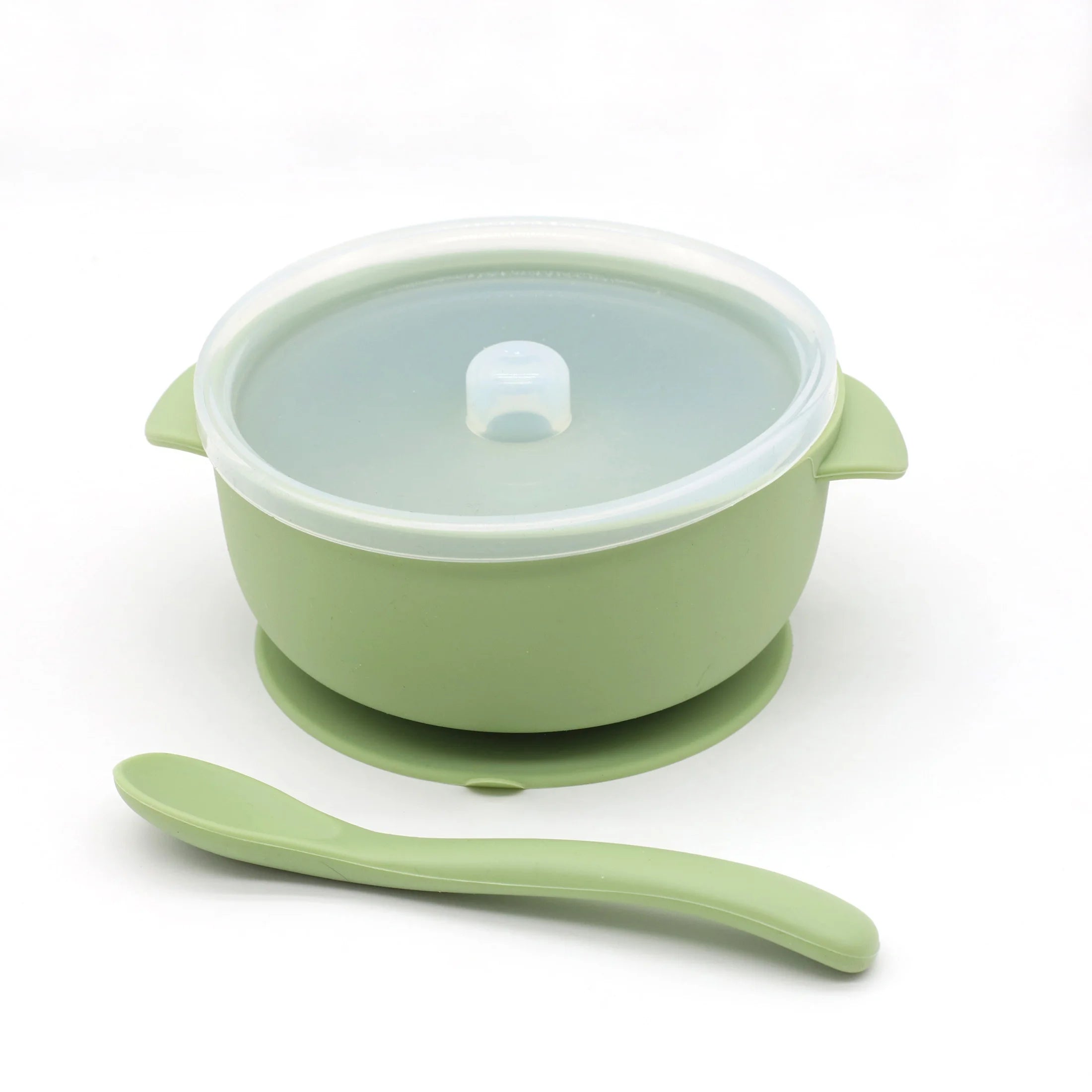 Silicone Suction Bowl & Spoon Set
