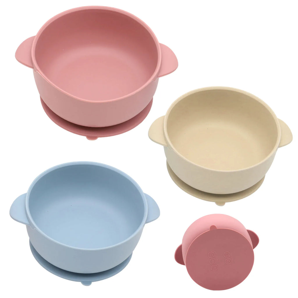 Silicone Suction Bowl & Spoon Set
