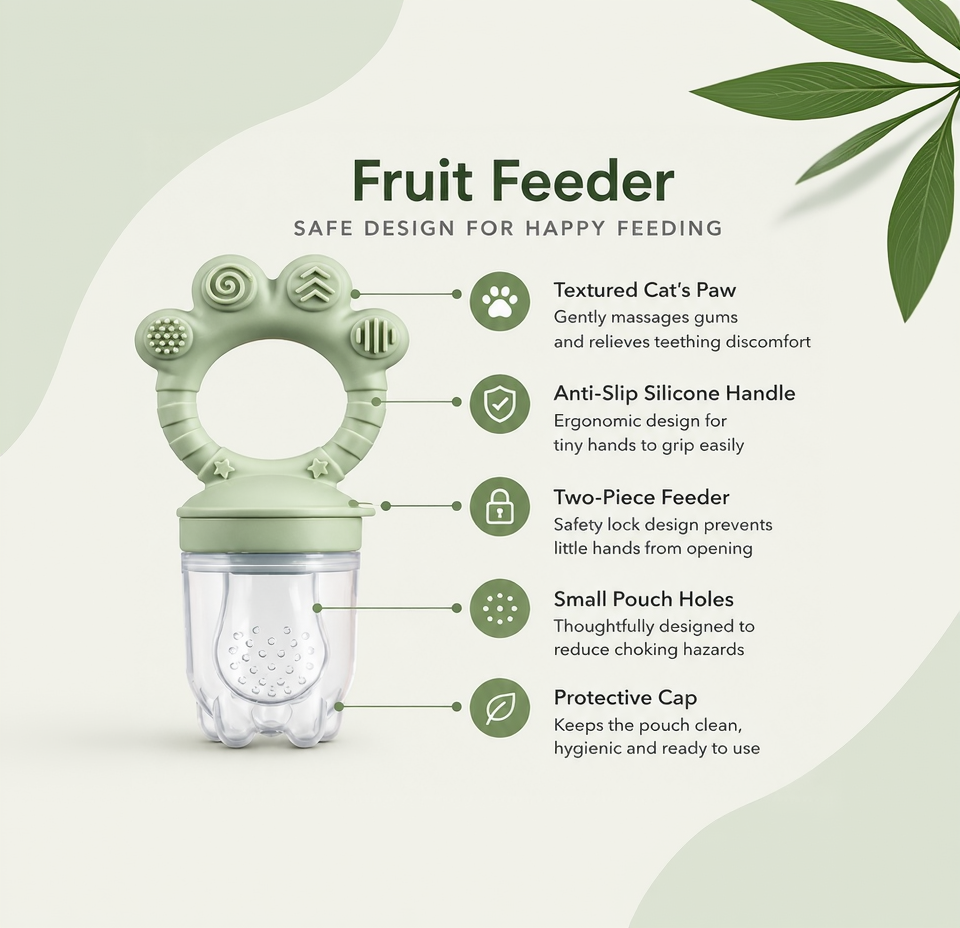 Baby Fruit Feeder & Freezer Tray Set