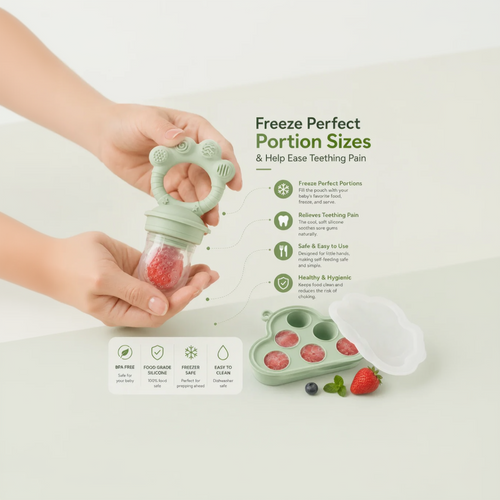Baby Fruit Feeder & Freezer Tray Set